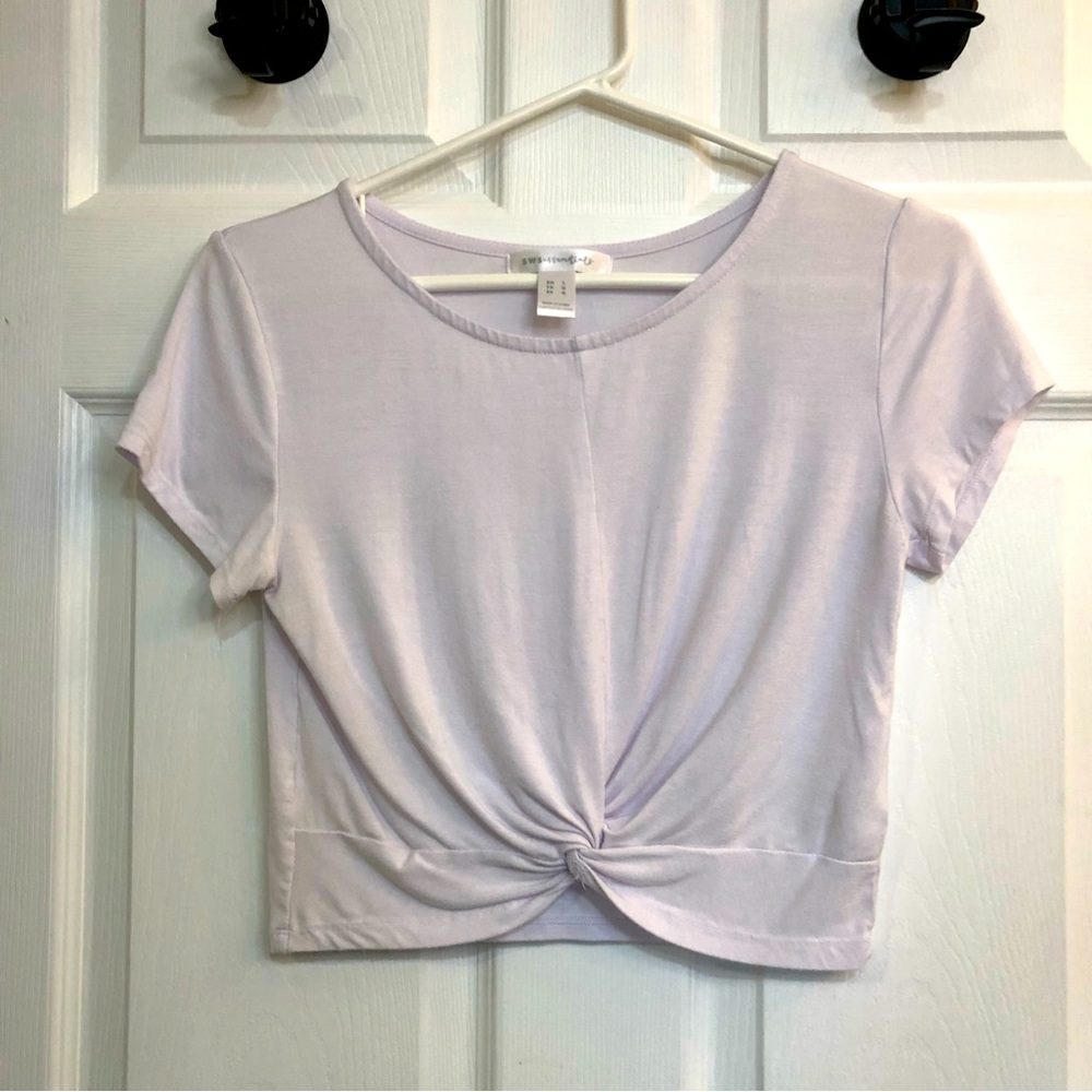 Knotted Crop Top Tee